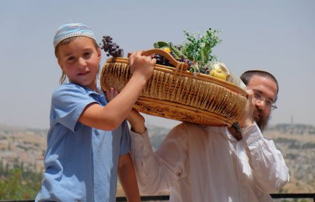 Reenactment of the Biblical Shavuot First-Fruits & Twin Loaves Offerings