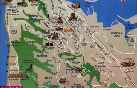 Haifa Maps: Attractions & Public Transportation Routes