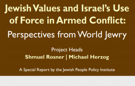 Jewish Values and Israel’s Use of Force in Armed Conflict: Perspectives from World Jewry
