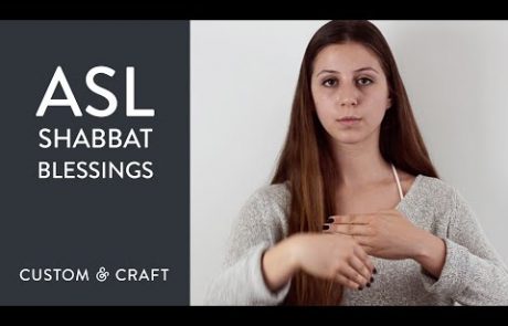 Ha-Motzi Blessing in ASL